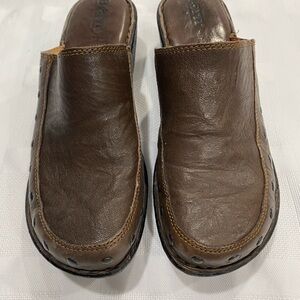 Born Leather Mules, 8M, GUC